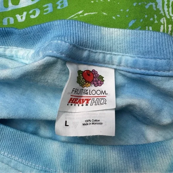 Eugene Oregon We’re All Here Because We’re Not All There Tie-Dye Tee Men’s Sz L - Picture 4 of 4